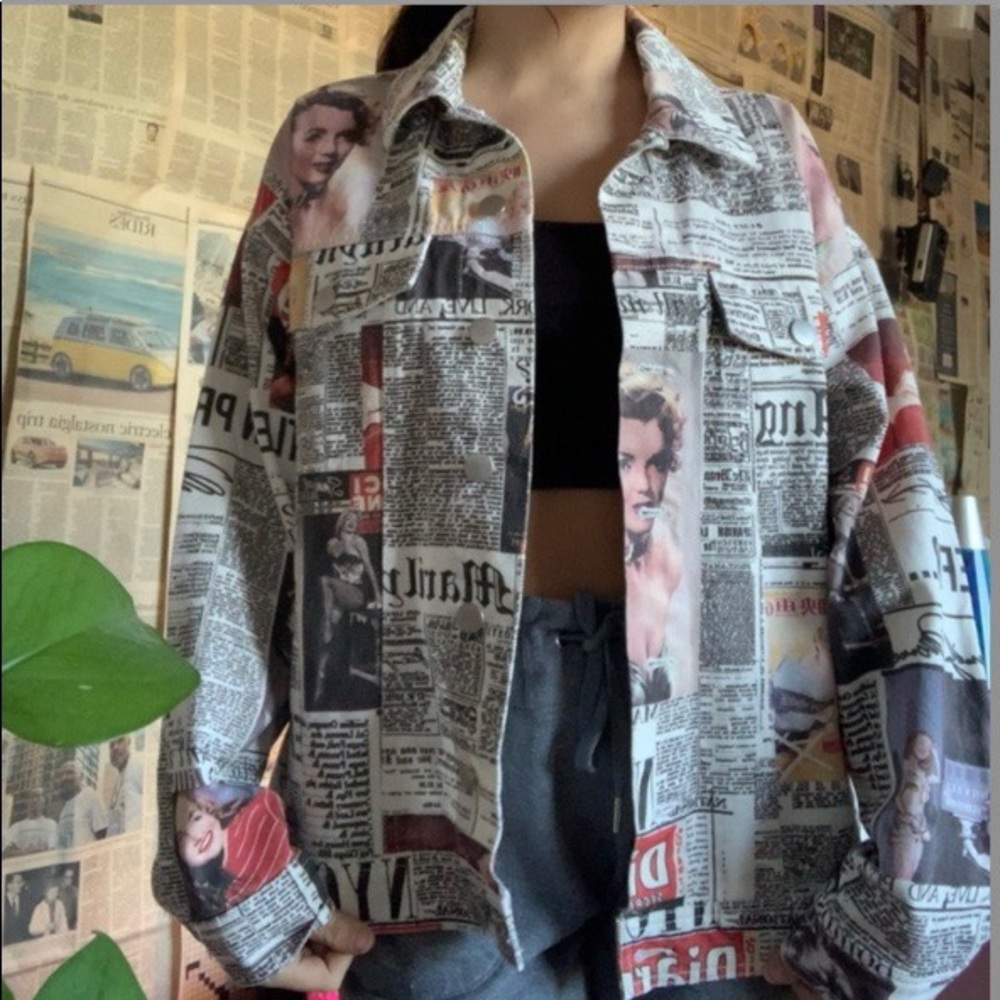 MARILYN MONROE GRAPHIC JACKET